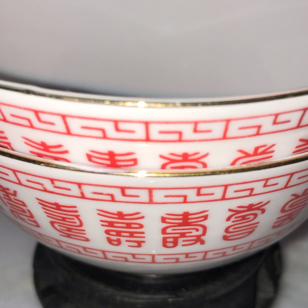 2 Vintage Rice Bowls R.O.C. - Picture 3 of 8